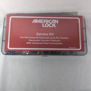 American Lock Service Kit SK-8 Lock Pin Tumbler Rekeyable Hardened Locksmith